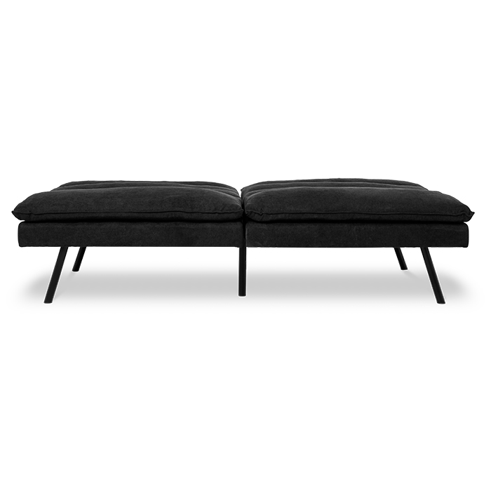 Futon Tela Negro Elom | Sofá Cama y Futones | salas